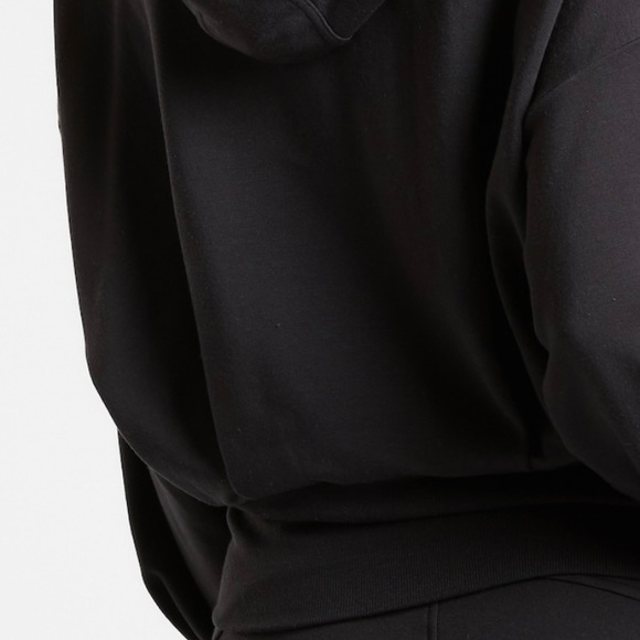 NWT-Athleta Balance Black Sweatshirt, Extra Large - Picture 4 of 8